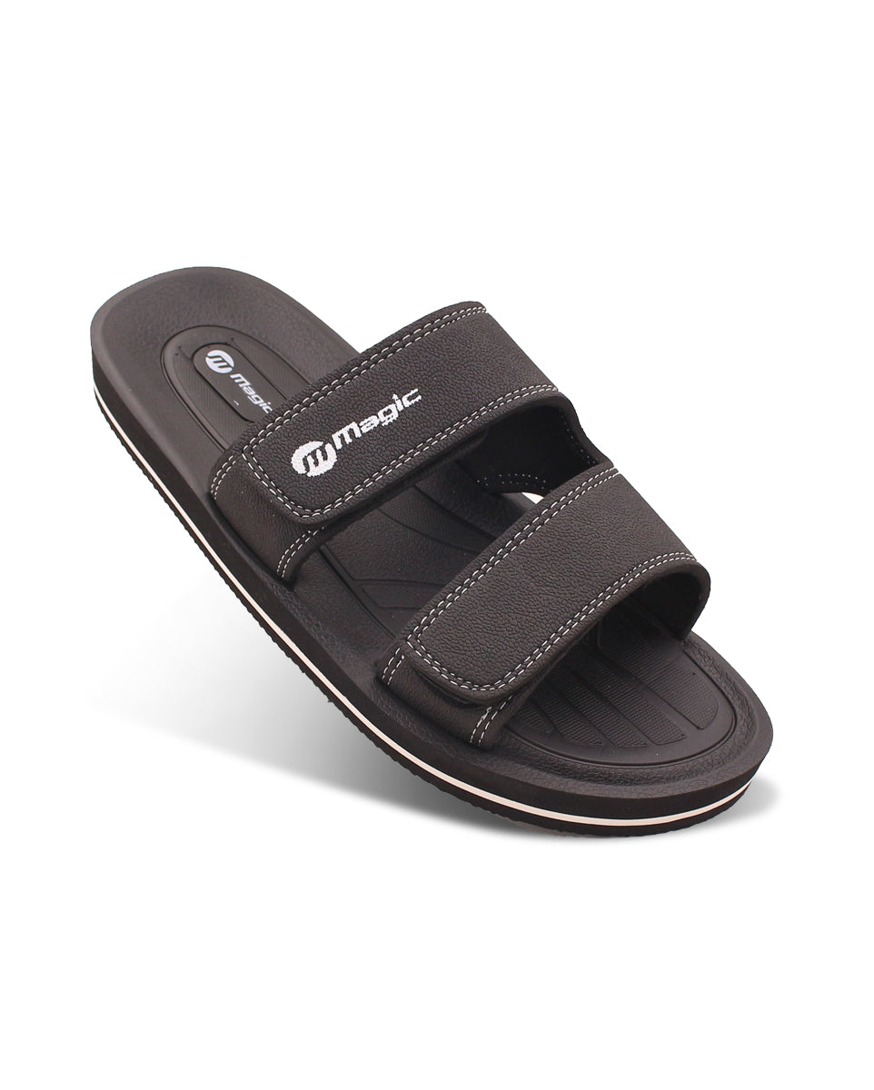 Men’s Adjustable Slides – Dual Strap EVA Comfort Slippers