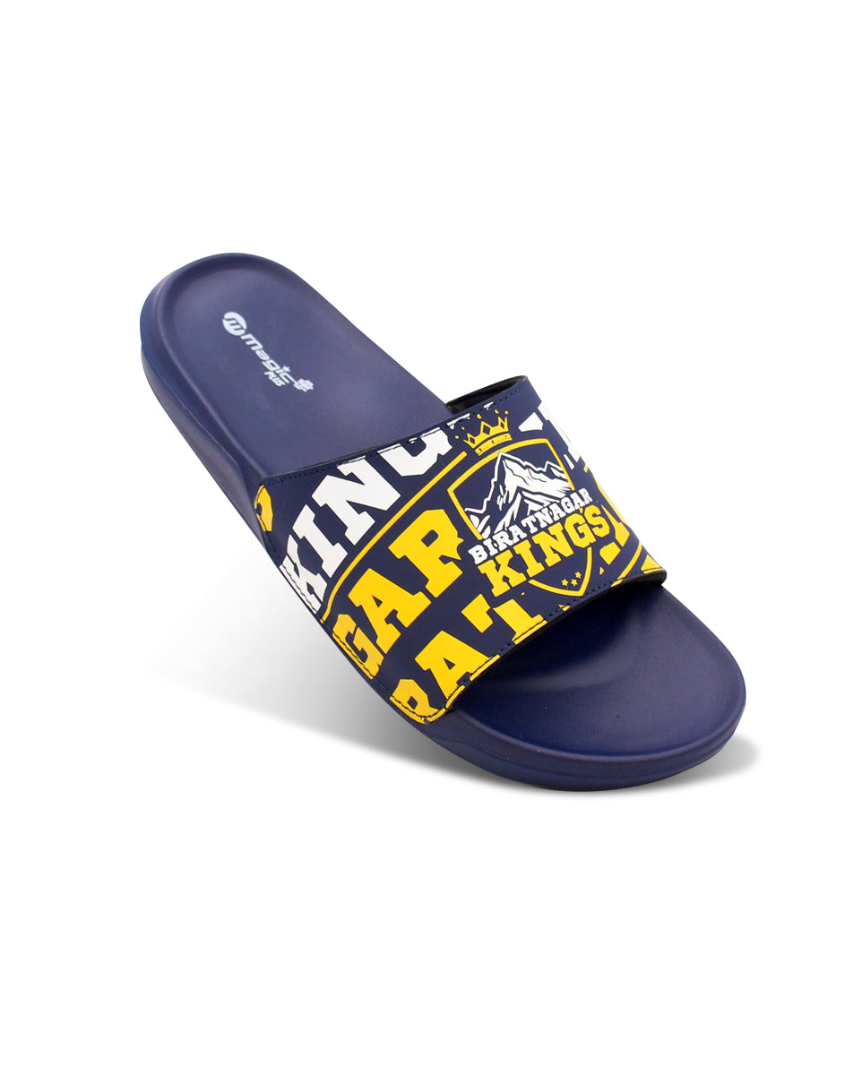 Birat Kings Men’s Slides – Official NPL Supporter Slip-Ons (EVA Comfort)