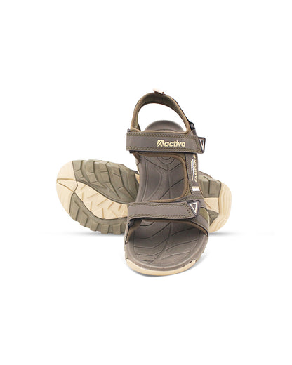 Men’s Rugged Outdoor Sandals with Hook & Loop | TPR Sole & EVA Cushioning