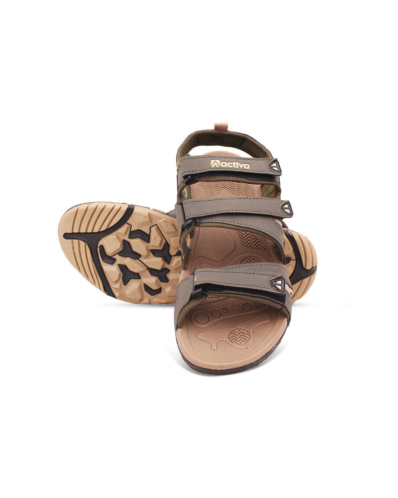 Men’s Minimalist Sandals with Hook & Loop | TPR Sole & EVA Comfort