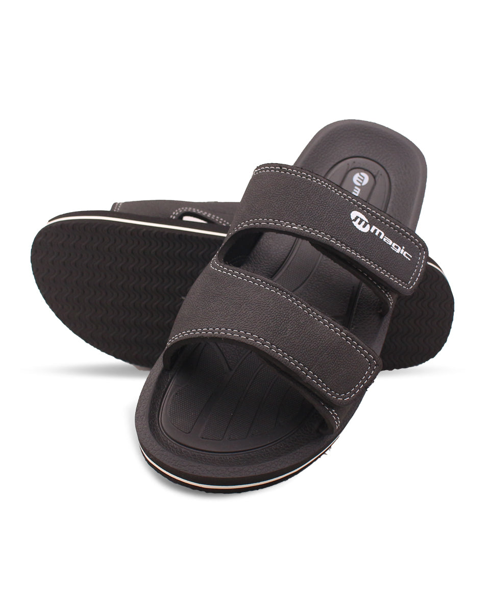 Men’s Adjustable Slides – Dual Strap EVA Comfort Slippers
