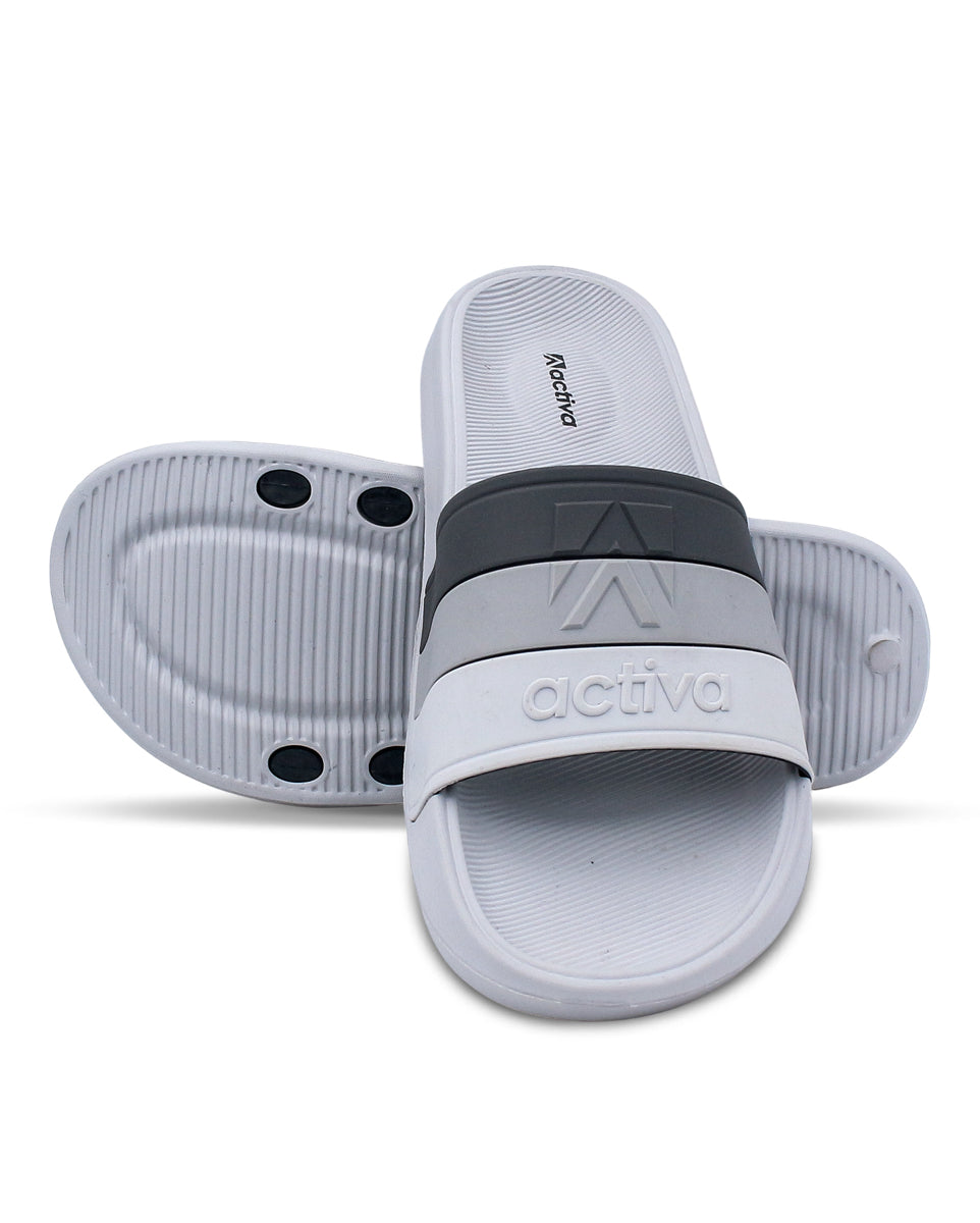 Men's Lightweight Comfort Slides – Soft EVA Insole & Durable PVC Upper for Everyday Wear