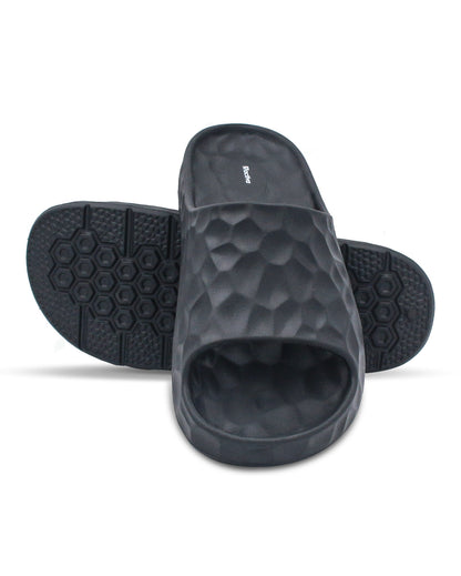 Men's Comfort Slides | Textured Slip-On Casual Footwear