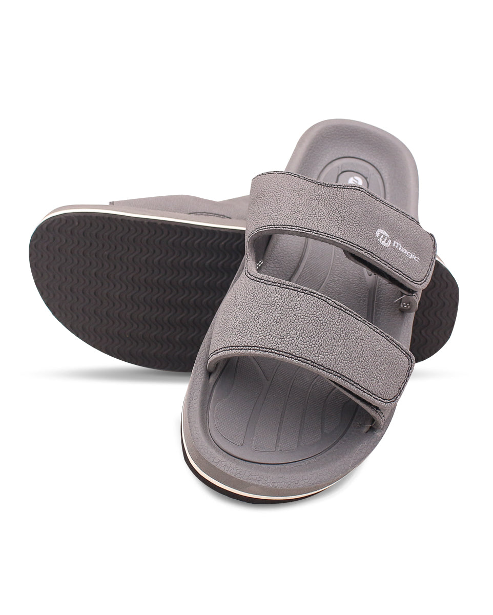 Men’s Adjustable Slides – Dual Strap EVA Comfort Slippers