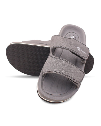 Men’s Adjustable Slides – Dual Strap EVA Comfort Slippers