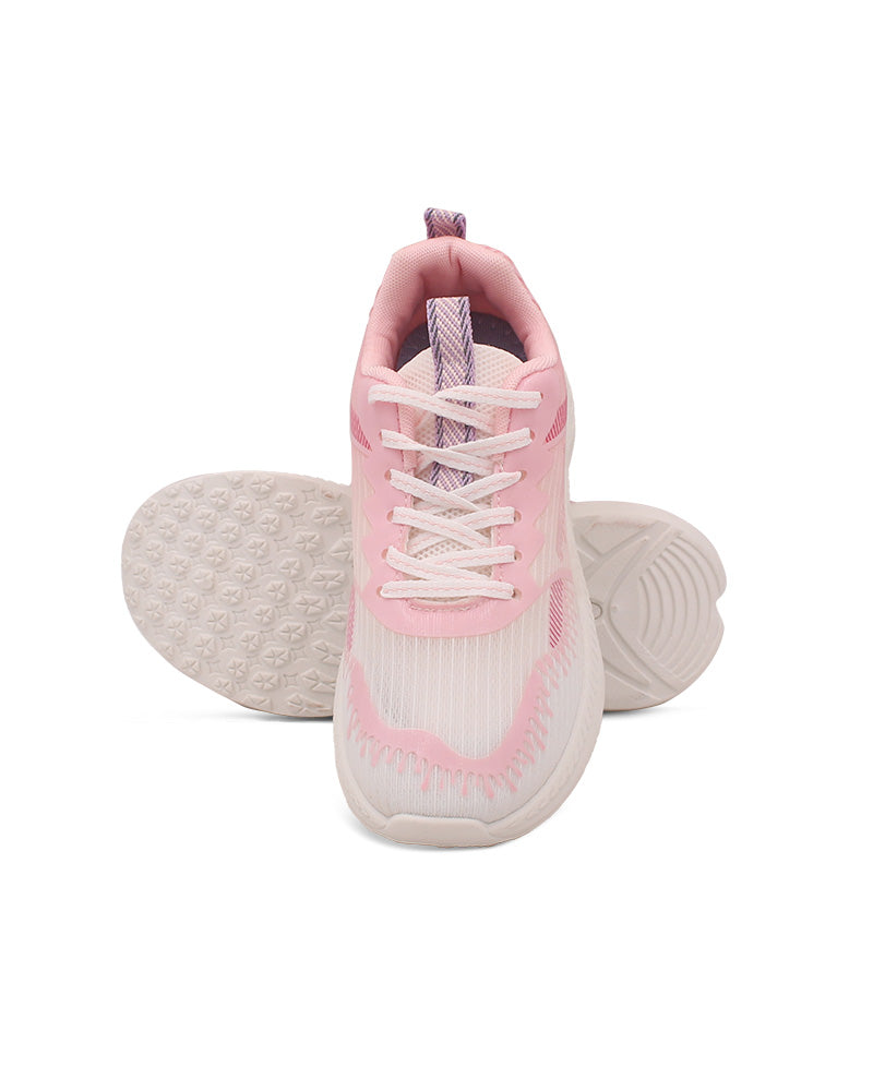 Women's Casual Lace-Up Sneakers with Comfort Sole