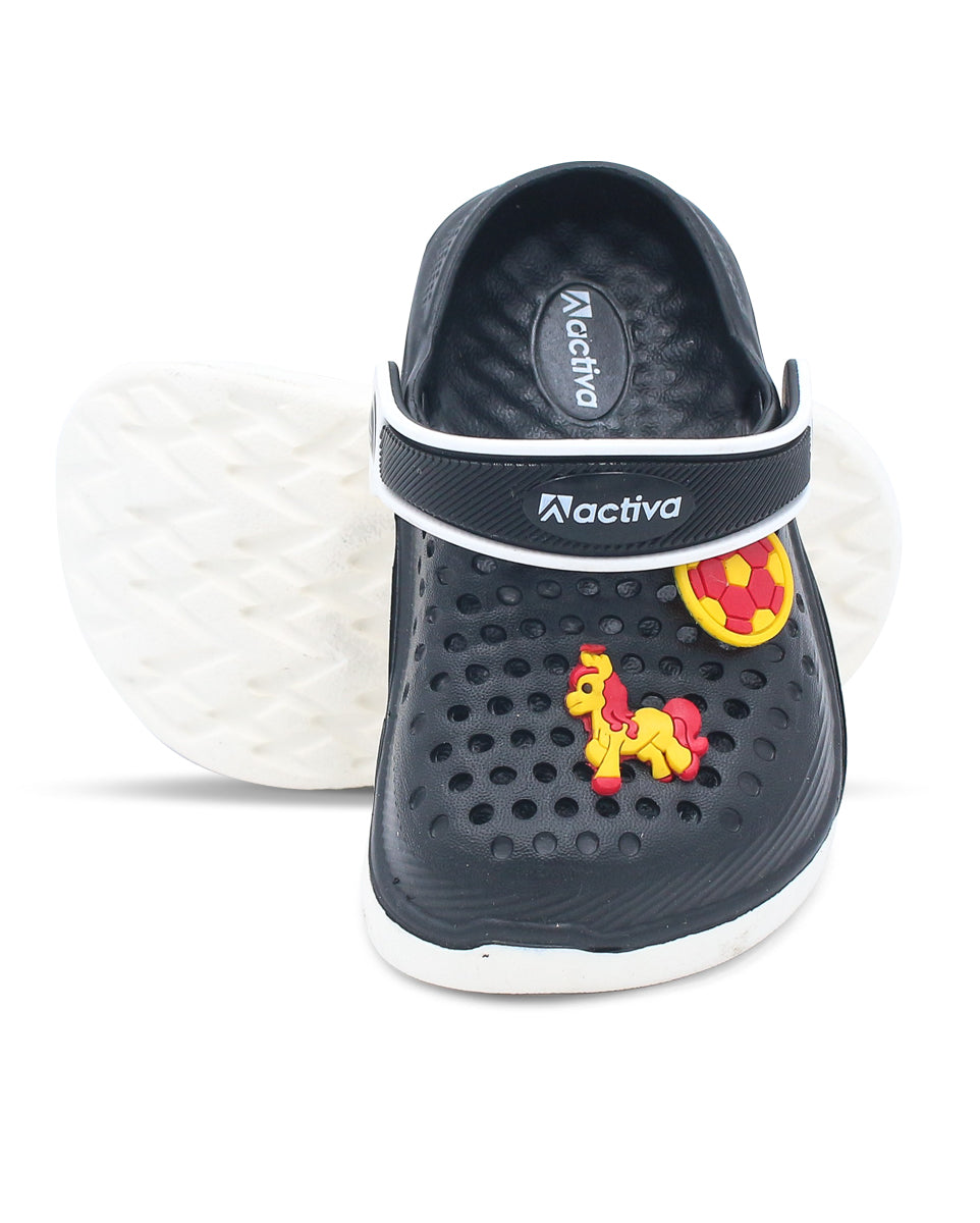 Kids Lightweight Clogs with Fun Charms