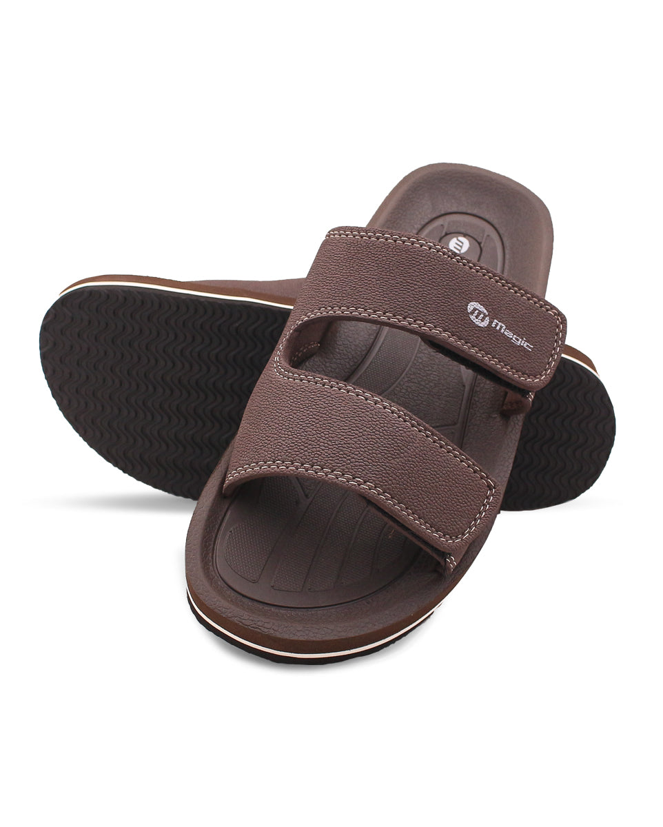 Men’s Adjustable Slides – Dual Strap EVA Comfort Slippers