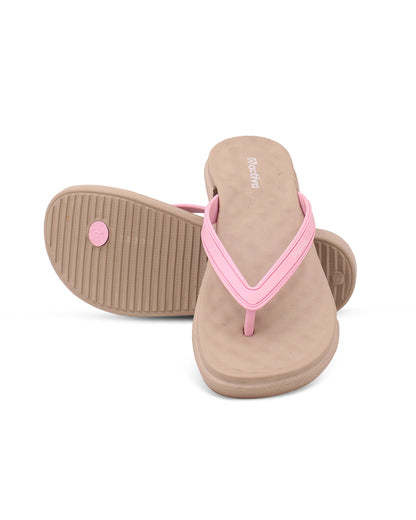 Trendy V-Shape Flip Flops for Women with Durable Sole and Maximum Comfort