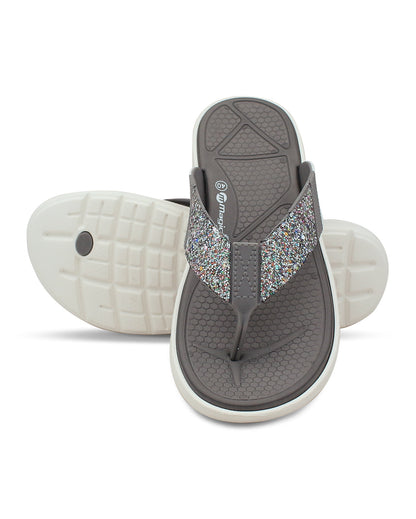 Doctor Sole Women V-Shape Flipflop – EVA Lightweight Toe Post Slippers