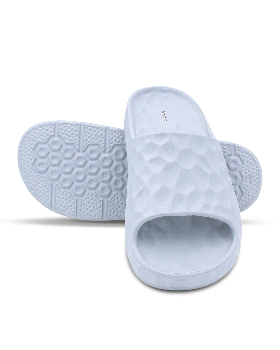 Men's Comfort Slides | Textured Slip-On Casual Footwear