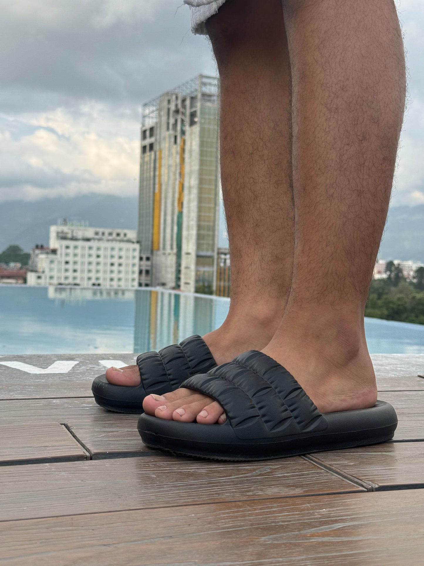 Ease and Comfort: ACTIVA Men's Slide Sandals