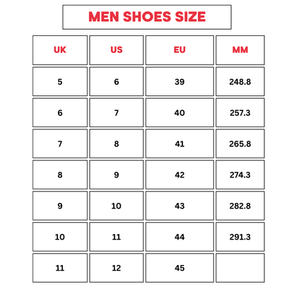 Men Shoes Size
