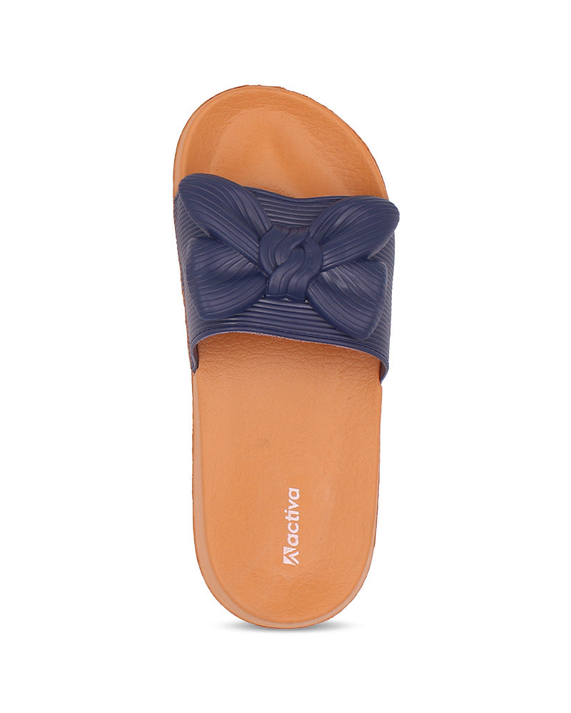 Trendy Bow-Knot Designed Slide for Women